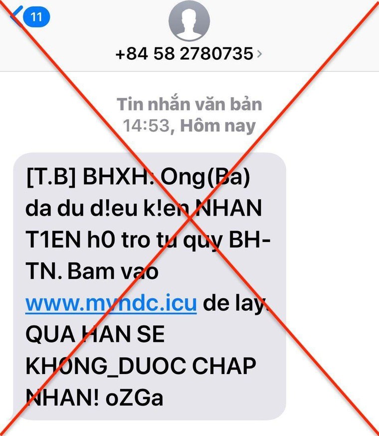 Người dân mất tiền khi bấm vào link giả thông báo nhận tiền Quỹ Bảo hiểm thất nghiệp ảnh 2