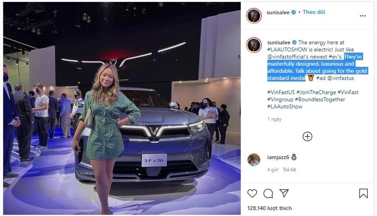 Dàn sao đình đám khen không ngớt bộ đôi VF e35, VF e36 của VinFast ảnh 6
