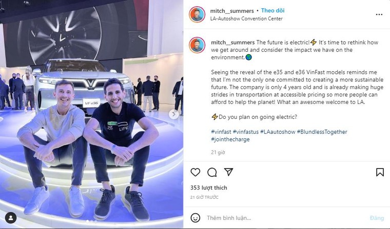 Dàn sao đình đám khen không ngớt bộ đôi VF e35, VF e36 của VinFast ảnh 8
