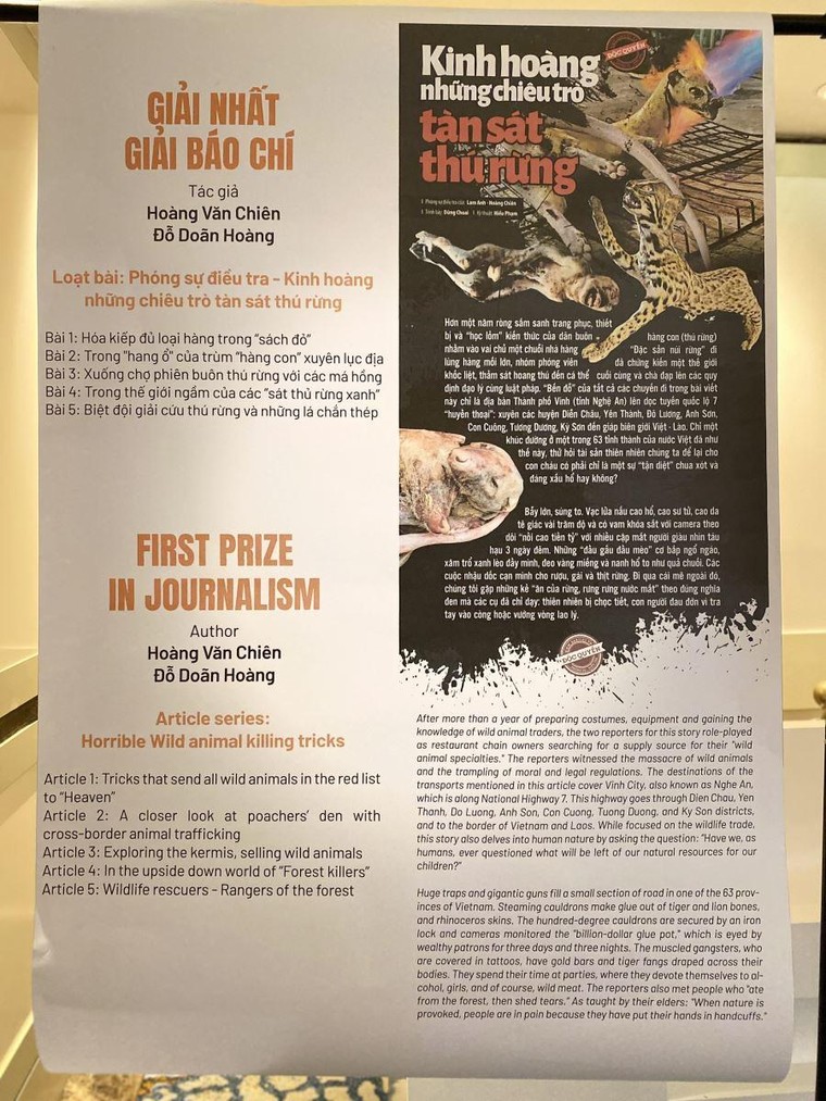 Trao giải VIEWS Awards 2021 cho 16 tác phẩm viết về thiên nhiên hoang dã ảnh 1