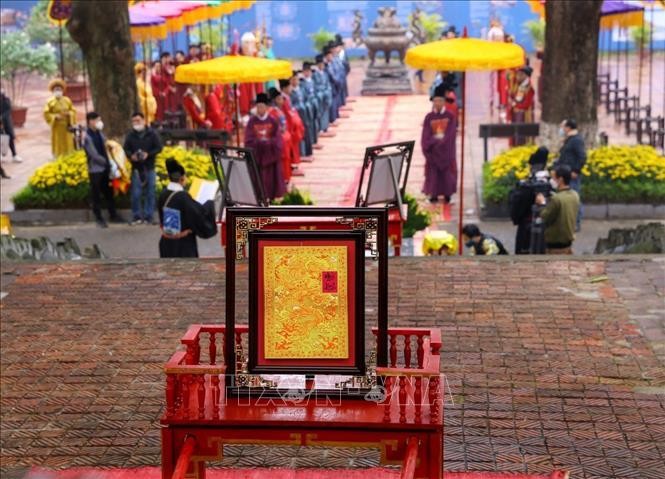 Tái hiện 'Tiến lịch đón Xuân sang' tại Hoàng thành Thăng Long ảnh 1