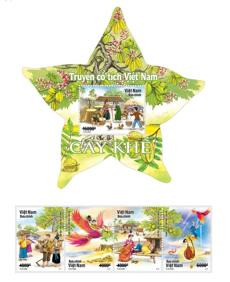Phát hành bộ tem 'Truyện cổ tích Việt Nam: Cây khế' ảnh 1
