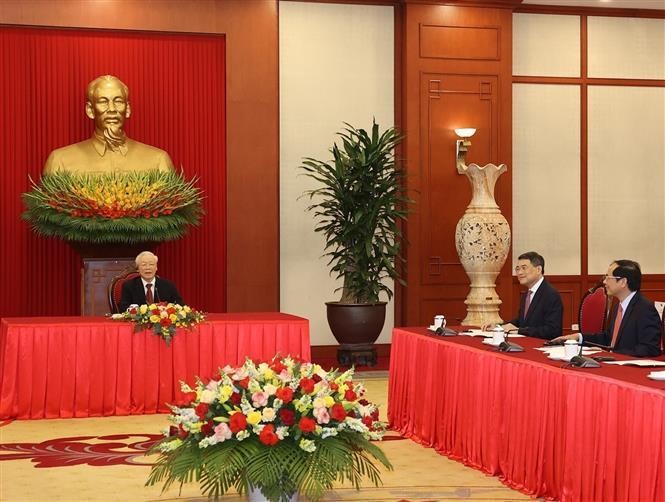 Tổng Bí thư Nguyễn Phú Trọng điện đàm với Tổng thống Indonesia Joko Widodo ảnh 5