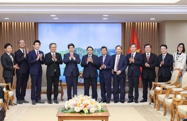 Thủ tướng Phạm Minh Chính tiếp Thống đốc JBIC Hayashi Nobumitsu ảnh 1