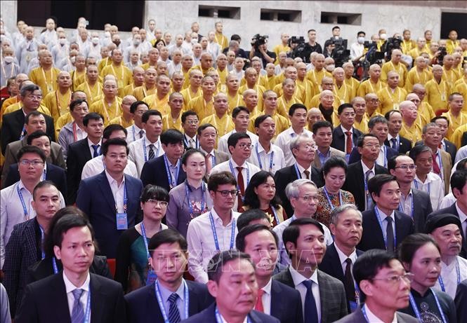 Chủ tịch nước dự Lễ khai mạc Đại hội Phật giáo toàn quốc lần thứ IX ảnh 8