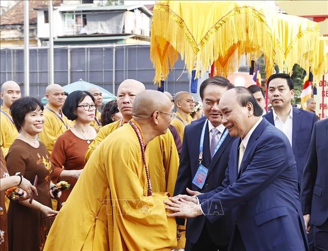 Chủ tịch nước dự Lễ khai mạc Đại hội Phật giáo toàn quốc lần thứ IX ảnh 1