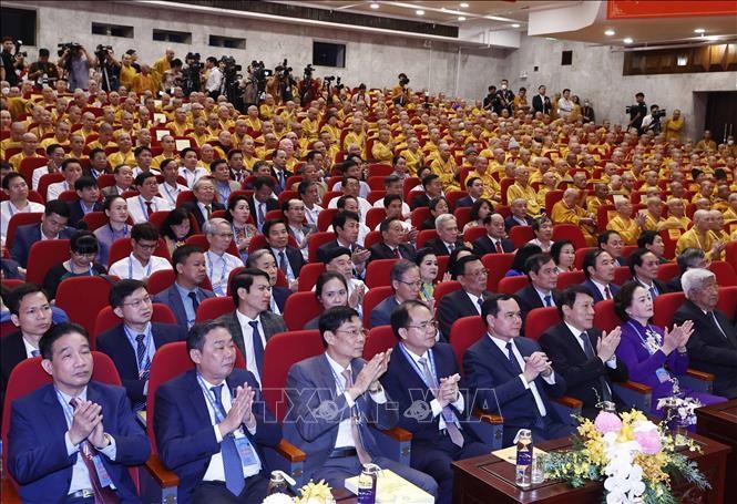 Chủ tịch nước dự Lễ khai mạc Đại hội Phật giáo toàn quốc lần thứ IX ảnh 6