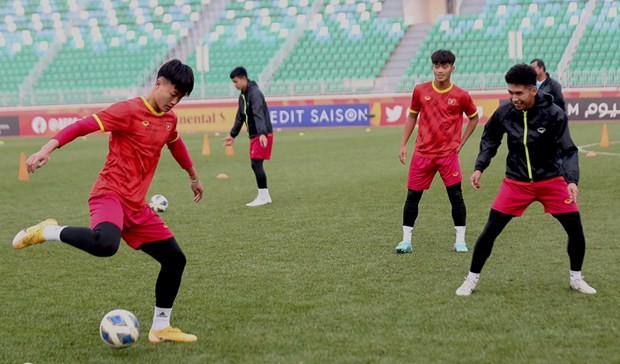 U20 Việt Nam chuẩn bị kỹ thể lực cho trận đấu quyết định với U20 Iran ảnh 6