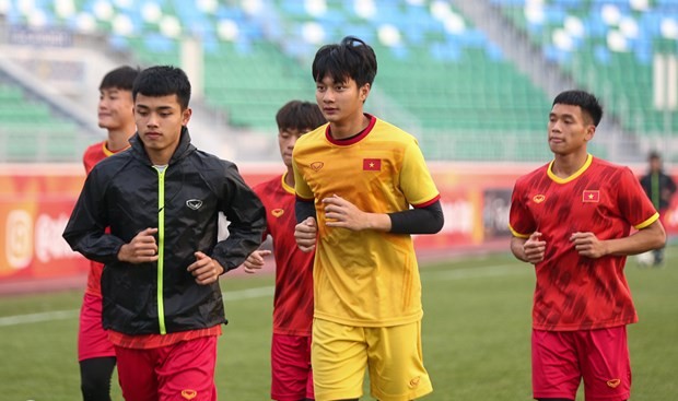 U20 Việt Nam chuẩn bị kỹ thể lực cho trận đấu quyết định với U20 Iran ảnh 8