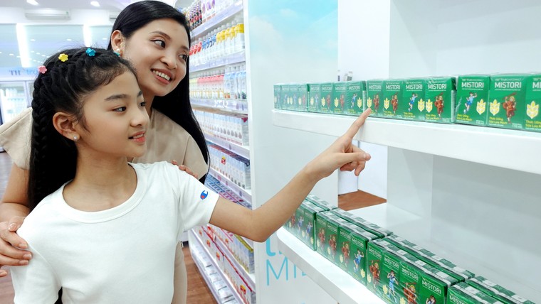 Sữa caccao lúa mạch TH true CHOCOMALT MISTORI - thức uống tiện lợi, giàu năng lượng cho trẻ ảnh 1