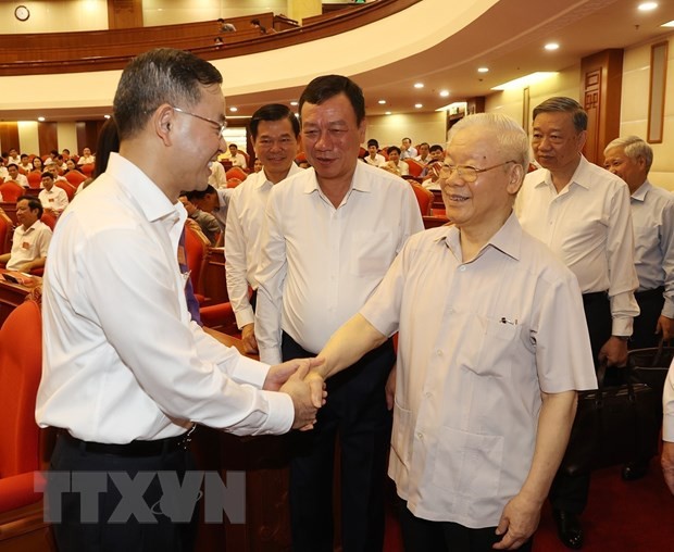 Tổng Bí thư chủ trì Hội nghị sơ kết của BCĐ chống tham nhũng cấp tỉnh ảnh 1