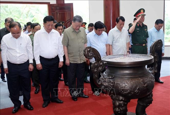 Chủ tịch nước Tô Lâm thăm nơi thành lập Đội Việt Nam Tuyên truyền giải phóng quân ảnh 2