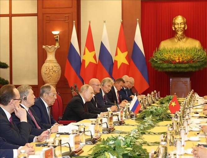 Tổng Bí thư Nguyễn Phú Trọng hội đàm với Tổng thống Liên bang Nga Vladimir Putin ảnh 7