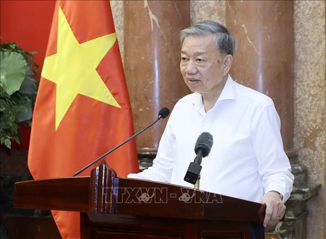 Chủ tịch nước Tô Lâm: Thanh niên xung phong là biểu tượng sáng ngời của thế hệ trẻ Việt Nam ảnh 1