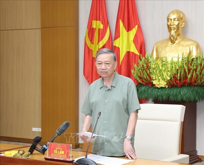 Tổng Bí thư, Chủ tịch nước Tô Lâm kiểm tra công tác phòng, chống lụt bão tại tỉnh Phú Thọ ảnh 3