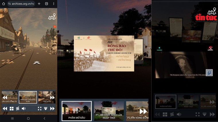Tái hiện một Thủ đô quật cường, hào hùng qua những hình ảnh 3D ảnh 3