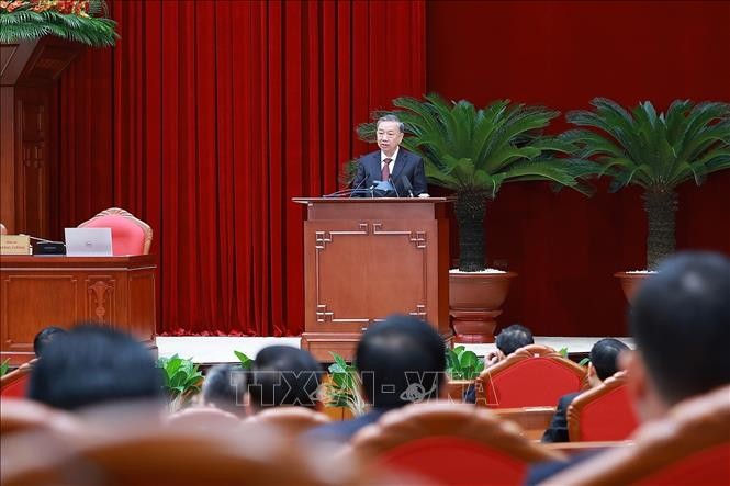 Bế mạc Hội nghị lần thứ 10 Ban Chấp hành Trung ương Đảng khóa XIII ảnh 2