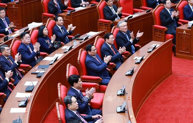 Bế mạc Hội nghị lần thứ 10 Ban Chấp hành Trung ương Đảng khóa XIII ảnh 9