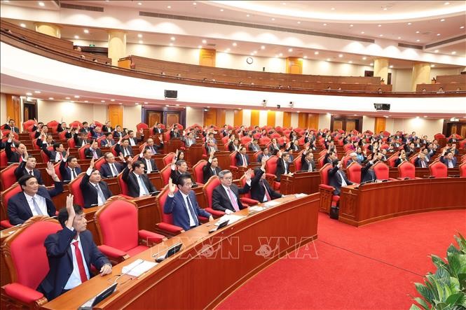 Bế mạc Hội nghị lần thứ 10 Ban Chấp hành Trung ương Đảng khóa XIII ảnh 5