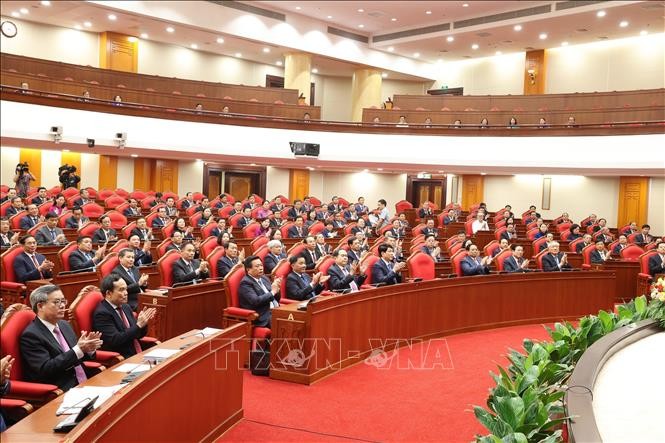 Bế mạc Hội nghị lần thứ 10 Ban Chấp hành Trung ương Đảng khóa XIII ảnh 6