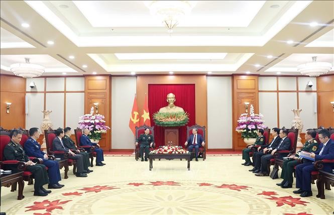 Tổng Bí thư Tô Lâm tiếp Phó Chủ tịch Quân ủy Trung ương Trung Quốc ảnh 3