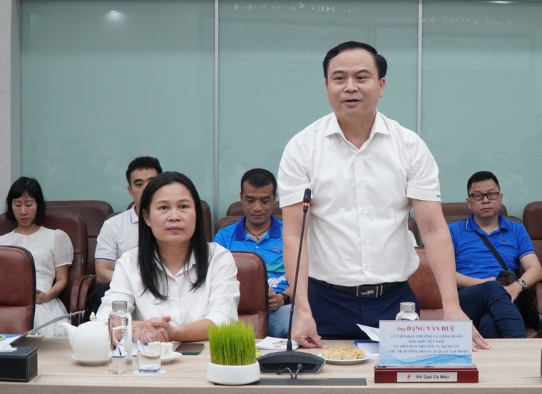 Công đoàn Cơ quan Tập đoàn tham quan mô hình thực hiện tốt VHDN và 5S tại PV GAS CA MAU ảnh 2