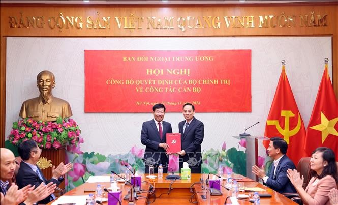 Ông Nguyễn Mạnh Cường giữ chức Phó trưởng Ban Đối ngoại Trung ương ảnh 1