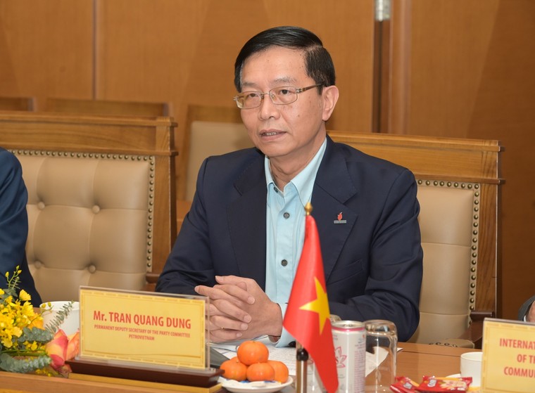 Petrovietnam đón Đoàn đại biểu Trung ương Đoàn Thanh niên Nhân dân Cách mạng Lào đến thăm và làm việc ảnh 2