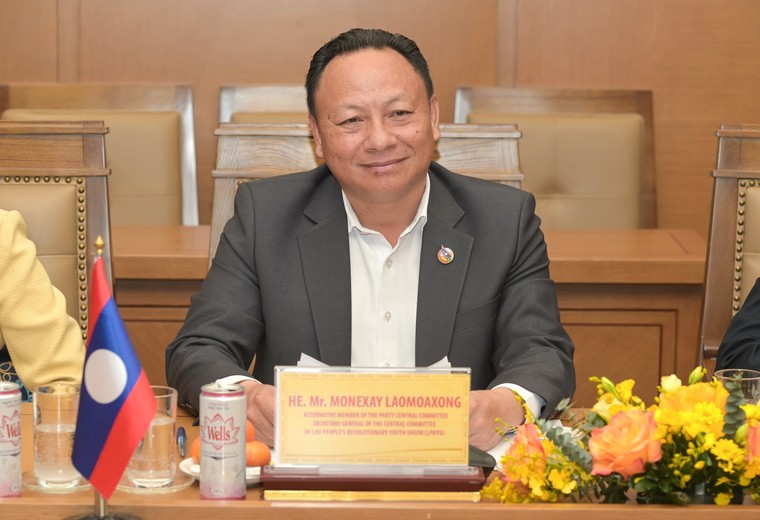 Petrovietnam đón Đoàn đại biểu Trung ương Đoàn Thanh niên Nhân dân Cách mạng Lào đến thăm và làm việc ảnh 3