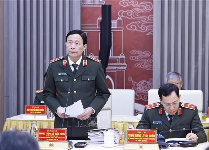 Chủ tịch nước Lương Cường làm việc với Bộ Công an ảnh 3