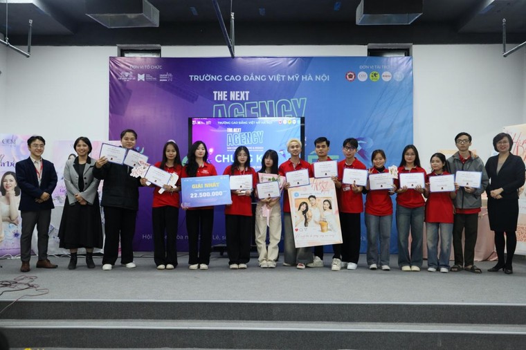 Sinh viên Cao đẳng Việt Mỹ Hà Nội giải quyết bài toán doanh nghiệp tại cuộc thi "The Next Agency" ảnh 4