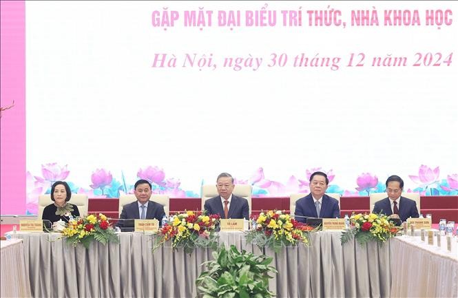 Tổng Bí thư Tô Lâm gặp mặt đại biểu trí thức, nhà khoa học ảnh 5