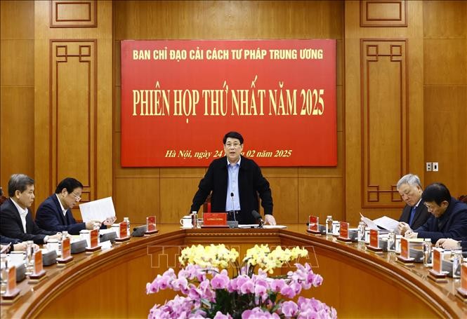 Chủ tịch nước chủ trì họp Ban Chỉ đạo Cải cách Tư pháp Trung ương ảnh 1