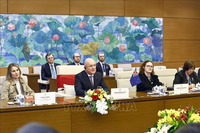 Chủ tịch Quốc hội Trần Thanh Mẫn hội kiến Thủ tướng New Zealand Christopher Luxon ảnh 3