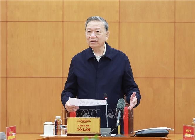 Tổng Bí thư Tô Lâm: Bổ sung những chủ trương lớn vào Dự thảo văn kiện trình Đại hội XIV của Đảng ảnh 2