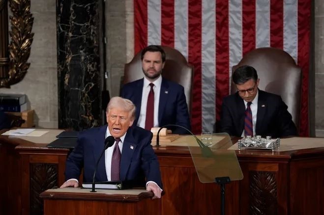 Những vấn đề nóng trong bài phát biểu của Tổng thống Trump trước Quốc hội Mỹ ảnh 1