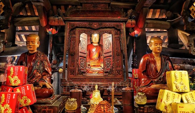 Công bố Bộ tượng Tam Tổ Trúc Lâm chùa Vĩnh Nghiêm là bảo vật Quốc gia ảnh 2