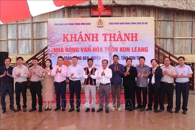 Bảo tồn nhà rông truyền thống của người dân tộc thiểu số ảnh 1