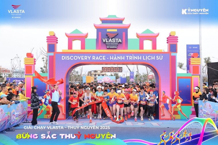 Gần 2.000 người tham gia giải chạy "Bừng sắc Thủy Nguyên" ảnh 1