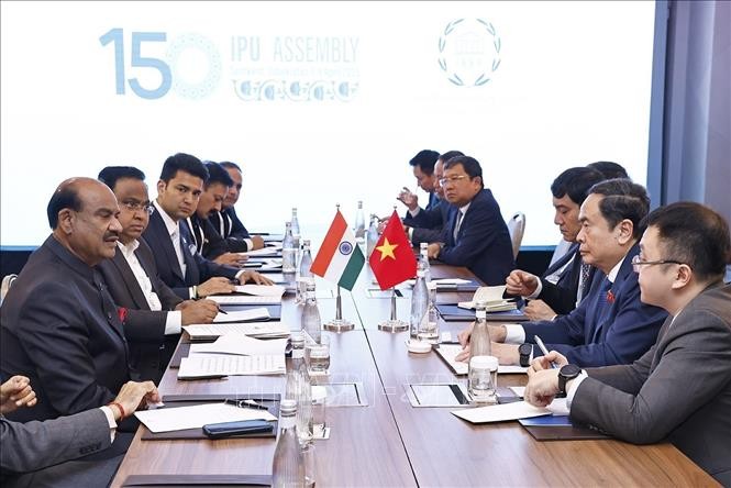 Chủ tịch Quốc hội Trần Thanh Mẫn gặp Chủ tịch Hội đồng Liên bang Nga và Chủ tịch Hạ viện Ấn Độ ảnh 4