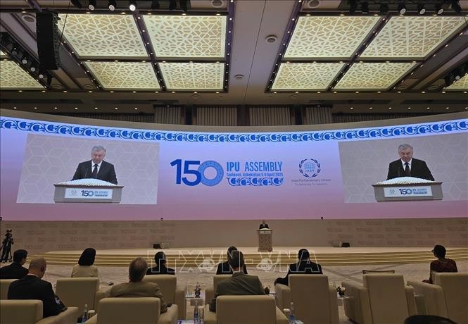 Chủ tịch Quốc hội Trần Thanh Mẫn dự Phiên thảo luận chung Đại hội đồng IPU-150 ảnh 3