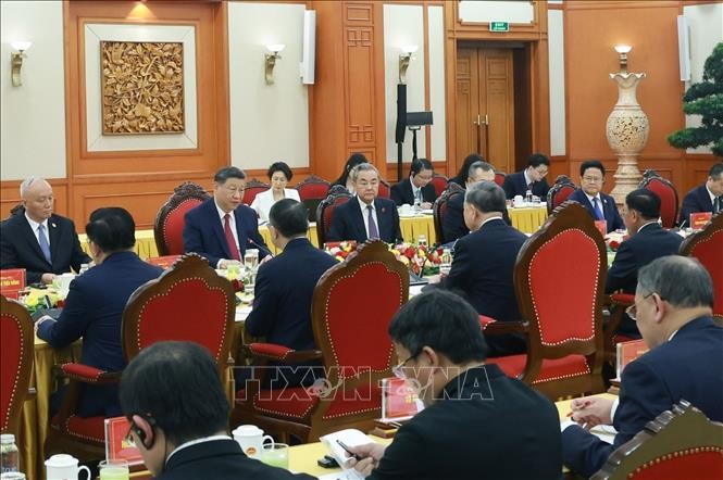 Tổng Bí thư Tô Lâm hội đàm với Tổng Bí thư, Chủ tịch nước Trung Quốc Tập Cận Bình ảnh 8