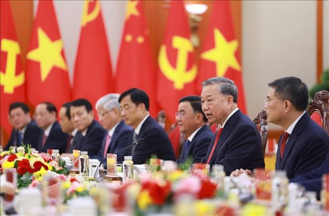 Tổng Bí thư Tô Lâm hội đàm với Tổng Bí thư, Chủ tịch nước Trung Quốc Tập Cận Bình ảnh 5