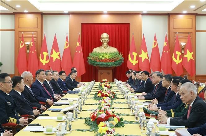 Tổng Bí thư Tô Lâm hội đàm với Tổng Bí thư, Chủ tịch nước Trung Quốc Tập Cận Bình ảnh 7
