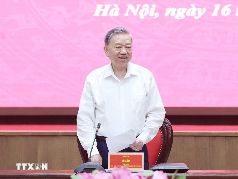 Phát biểu của Tổng Bí thư tại buổi làm việc với Ban Thường vụ Thành ủy Hà Nội ảnh 1