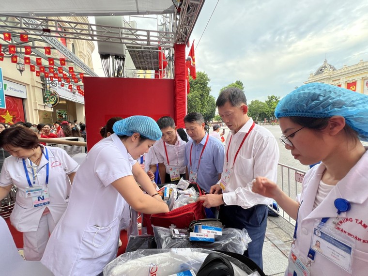 Kiểm tra công tác y tế phục vụ buổi sơ duyệt sự kiện A80 ảnh 2
