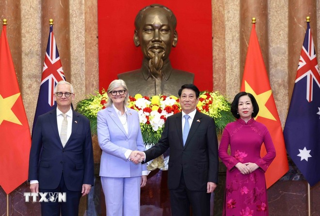 Chủ tịch nước Lương Cường chủ trì lễ đón cấp Nhà nước Toàn quyền Australia ảnh 2