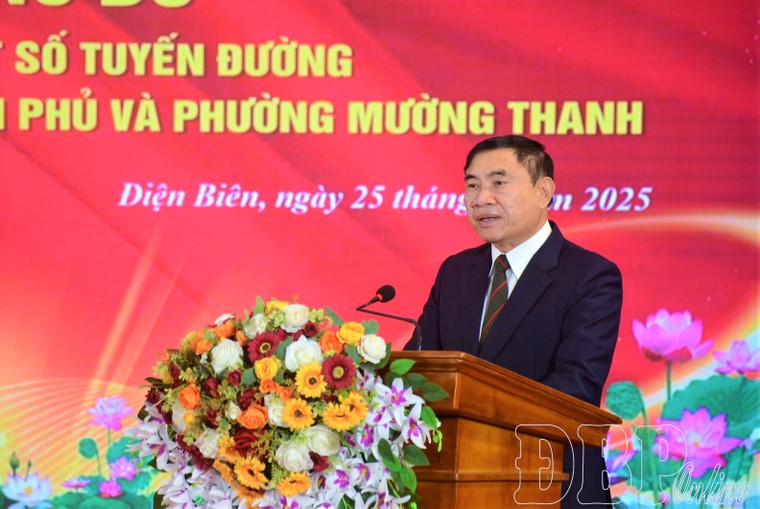 Điện Biên: Gắn biển tên nhiều tuyến đường phường Điện Biên Phủ và phường Mường Thanh ảnh 2