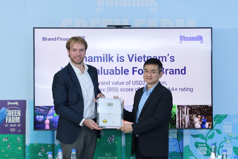 Vinamilk gia nhập nhóm 5% thương hiệu mạnh nhất toàn cầu ảnh 2