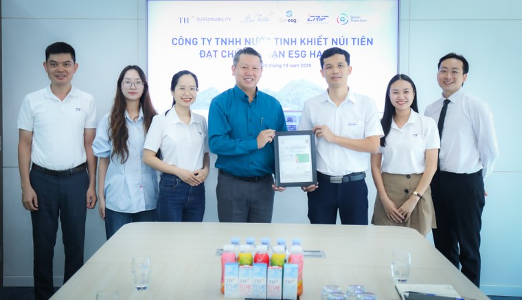  Tổ chức đánh giá và xếp hạng tín dụng quốc tế xếp hạng A về thực hành ESG cho đơn vị sản xuất chủ lực của Tập đoàn TH ảnh 1